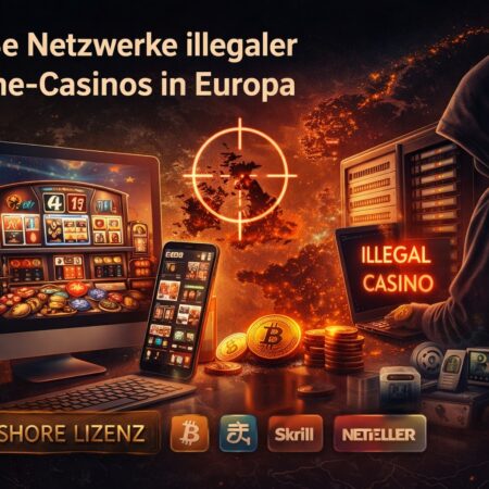 Große Netzwerke illegaler Online-Casinos in Europa
